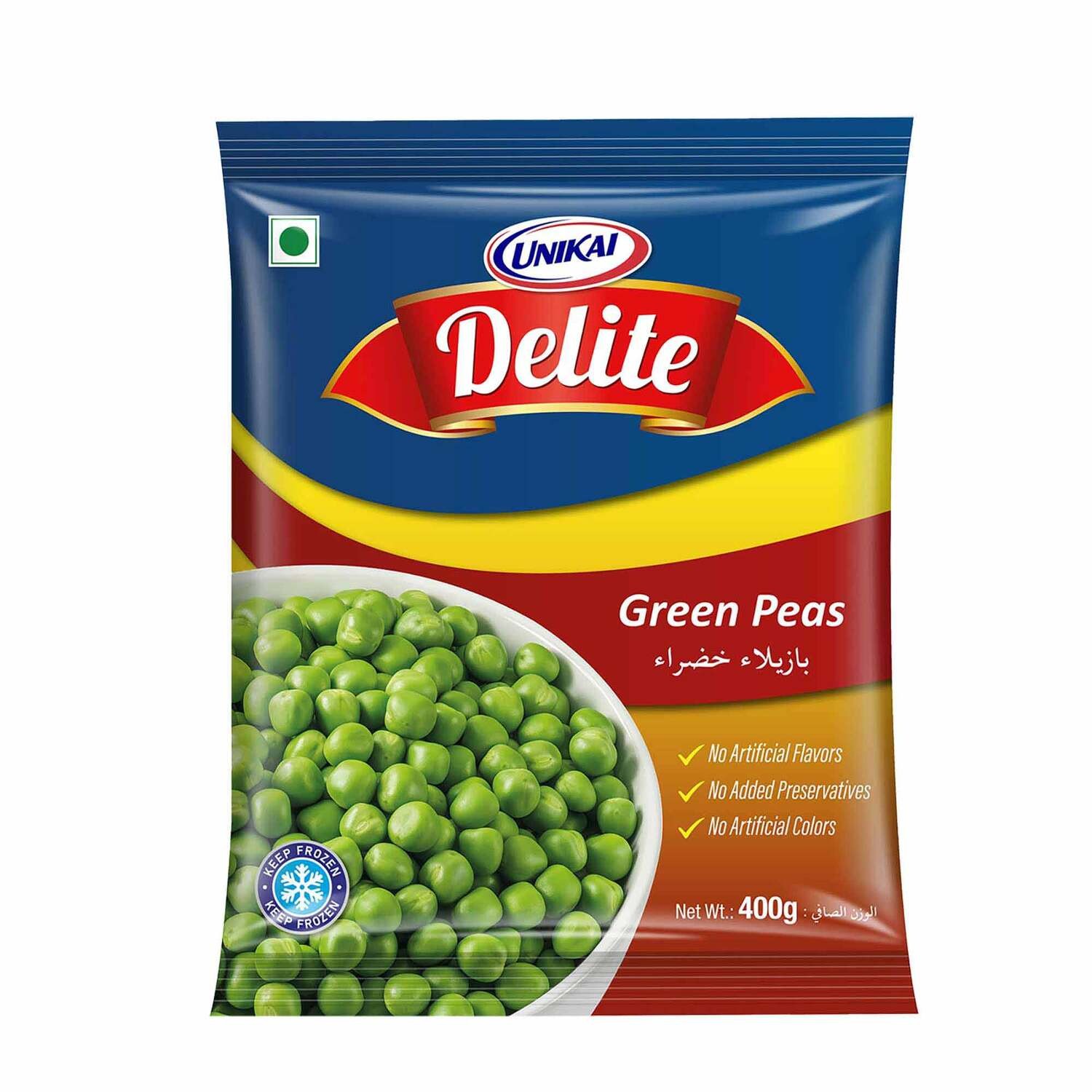 Delight Green Peas 400 GM