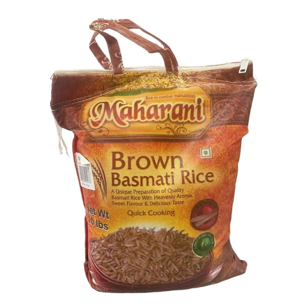 Maharani Brown Basmati Rice 10 LBS