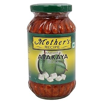 MOTHER ANDHRA AVAKAYA PICKLE WITH GARLIC 300 GM