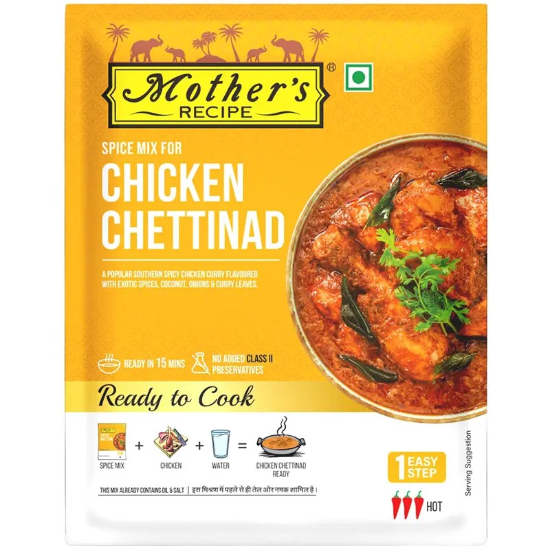 MOTHERS RECIPE CHICKEN CHETTINAD SPICE MIX 80 GM
