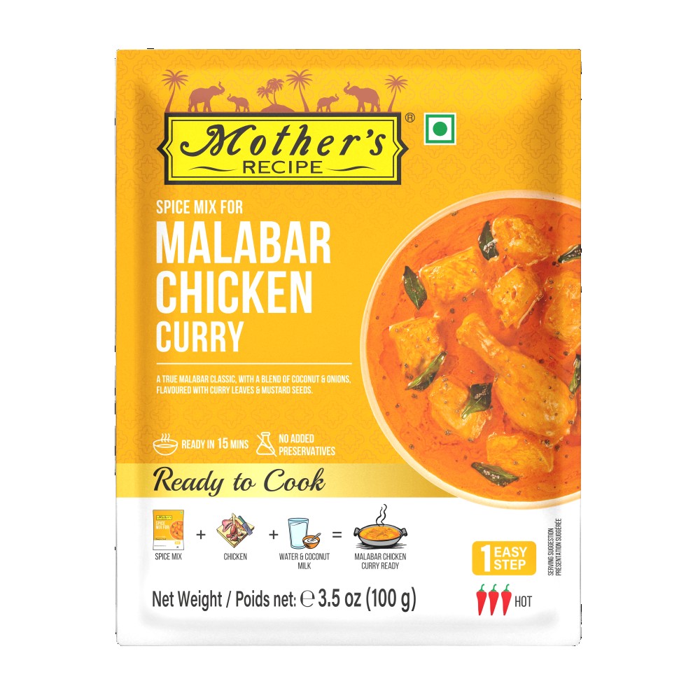 MOTHER MALABAR CHICKEN CURRY MASALA (POUCH) 100 GM