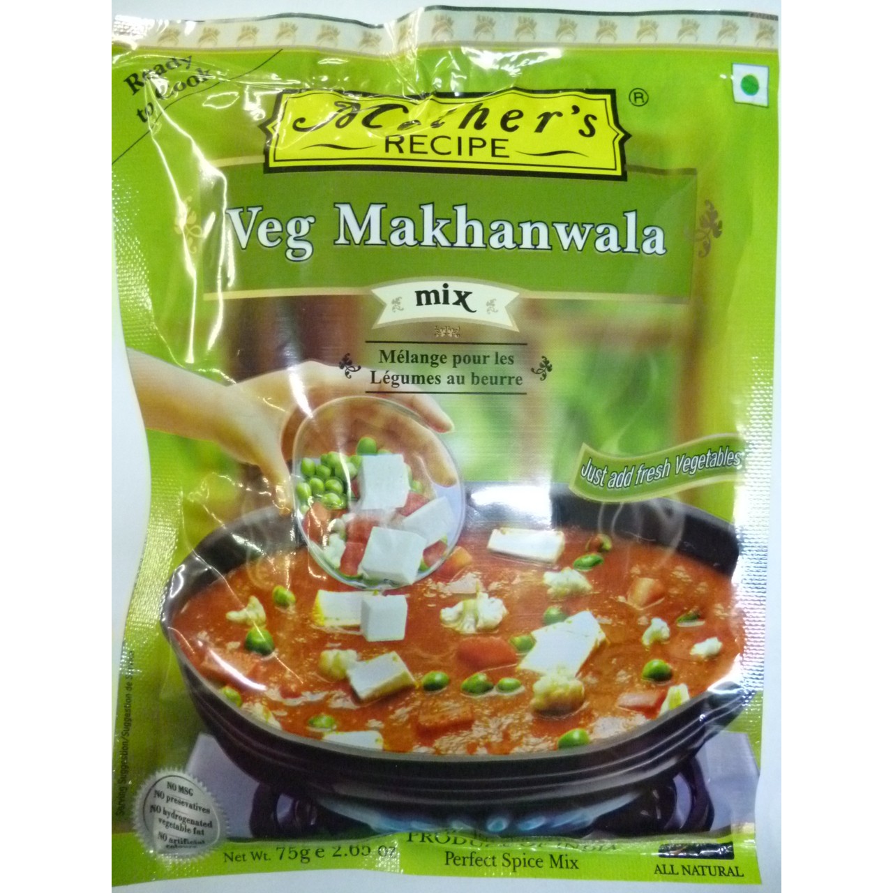 MOTHERS RECIPE VEG MAKHANWALA 75 GM