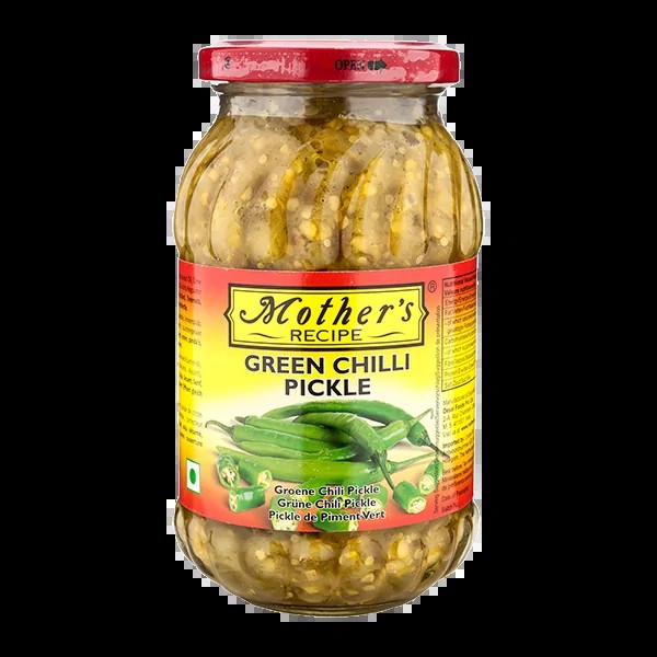 MOTHER  GREEN CHILLI PICKLE 500 GM