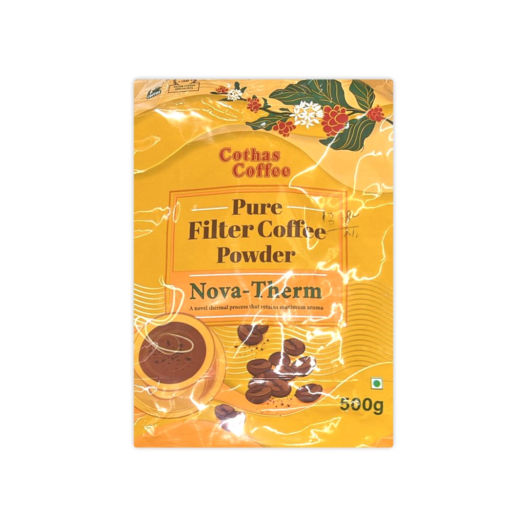 COTHAS PURE FILTER COFFEE POWDER (NOVA THER 500 GM