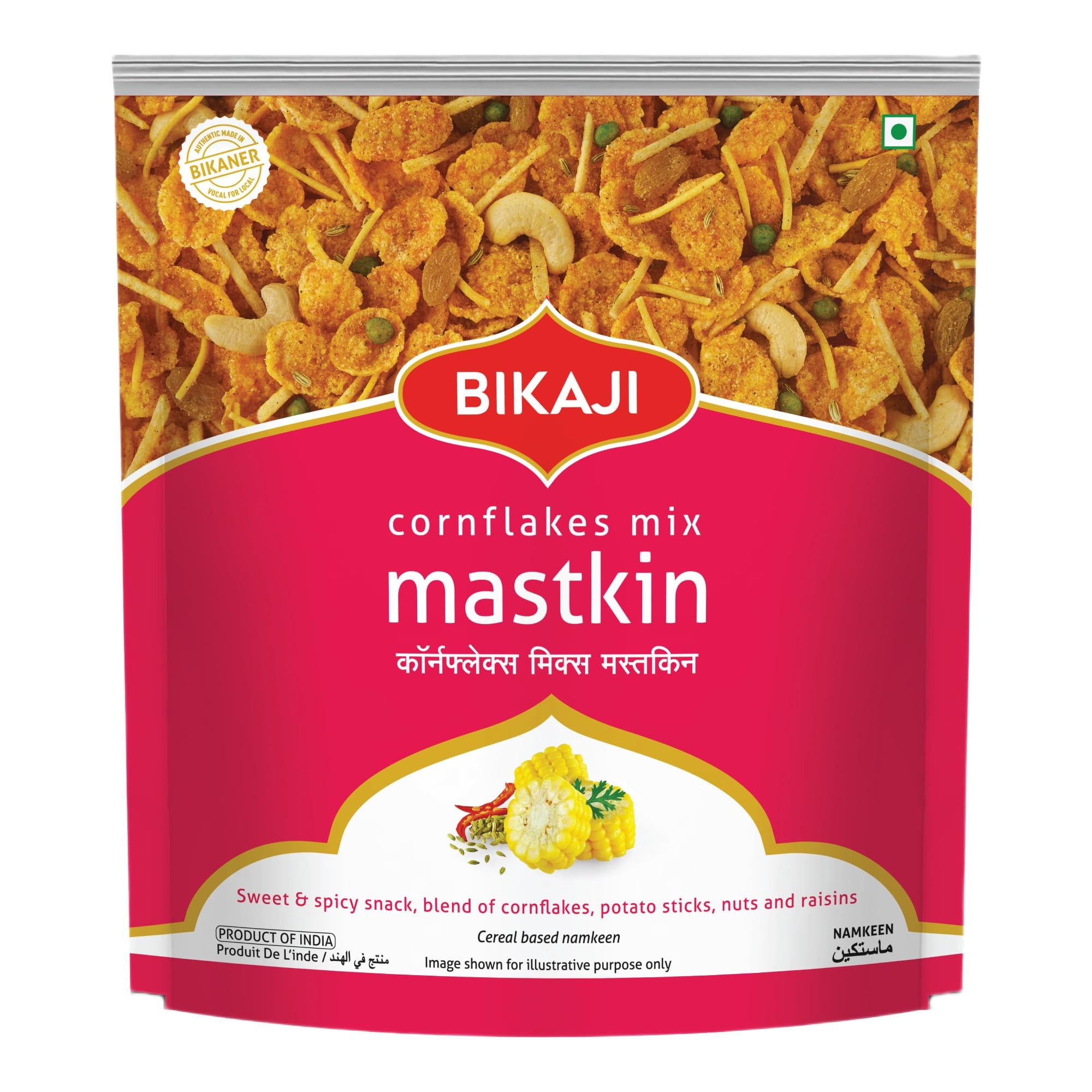 BIKAJI CORNFLAKES MIX 400 GM