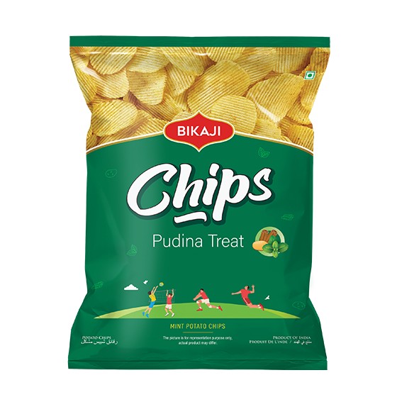 BIKAJI CHIPS PUDINA 80 GM