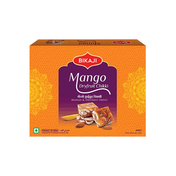 BIKAJI MANGO DRY FRUIT CHIKKI 250 GM