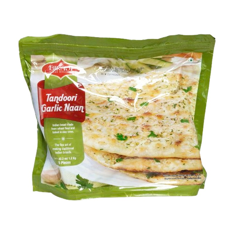 Bikaji Tandoori Garlic Naan 15 PCS