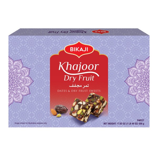 Bikaji Khajoor Dry Fruit Burfee 8.81 OZ