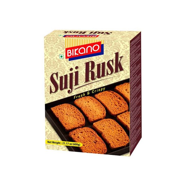 BIKAJI PREMIUM SUJI RUSK  600 GM