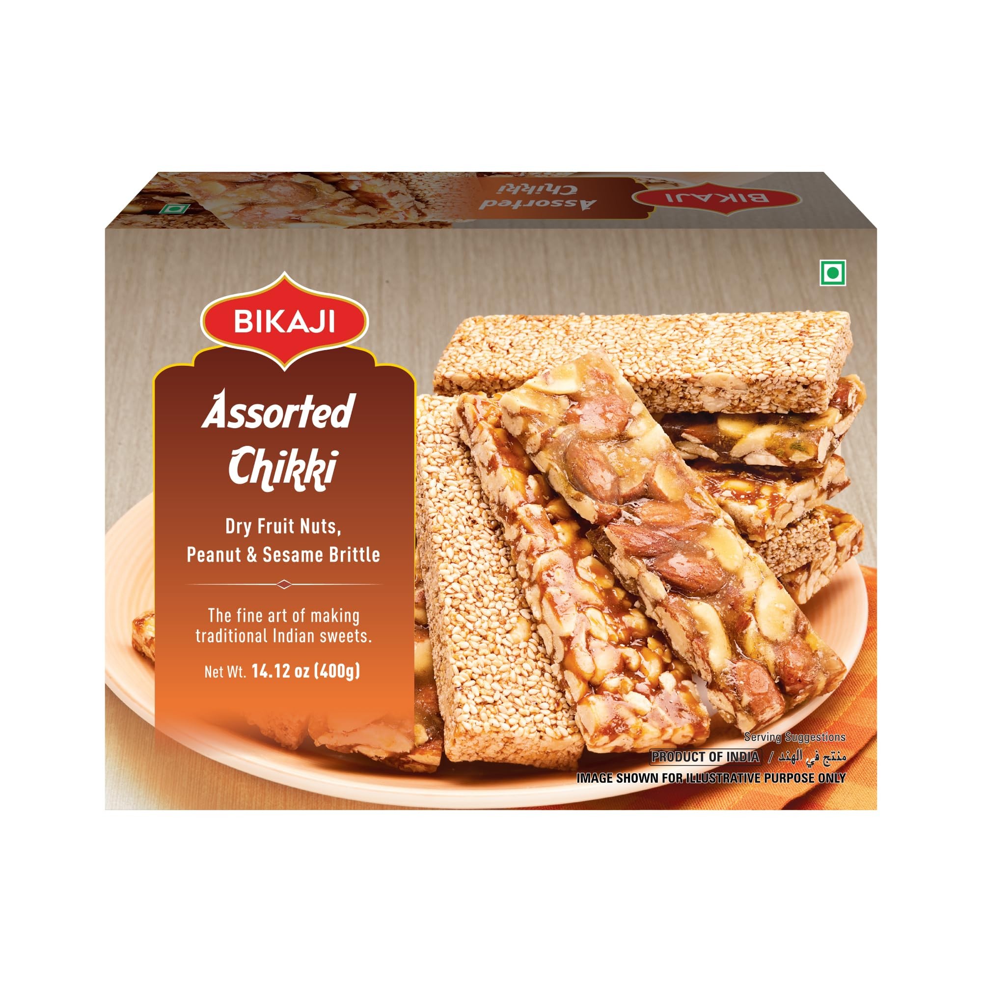 Bikaji Assorted Chikki 14.12 OZ