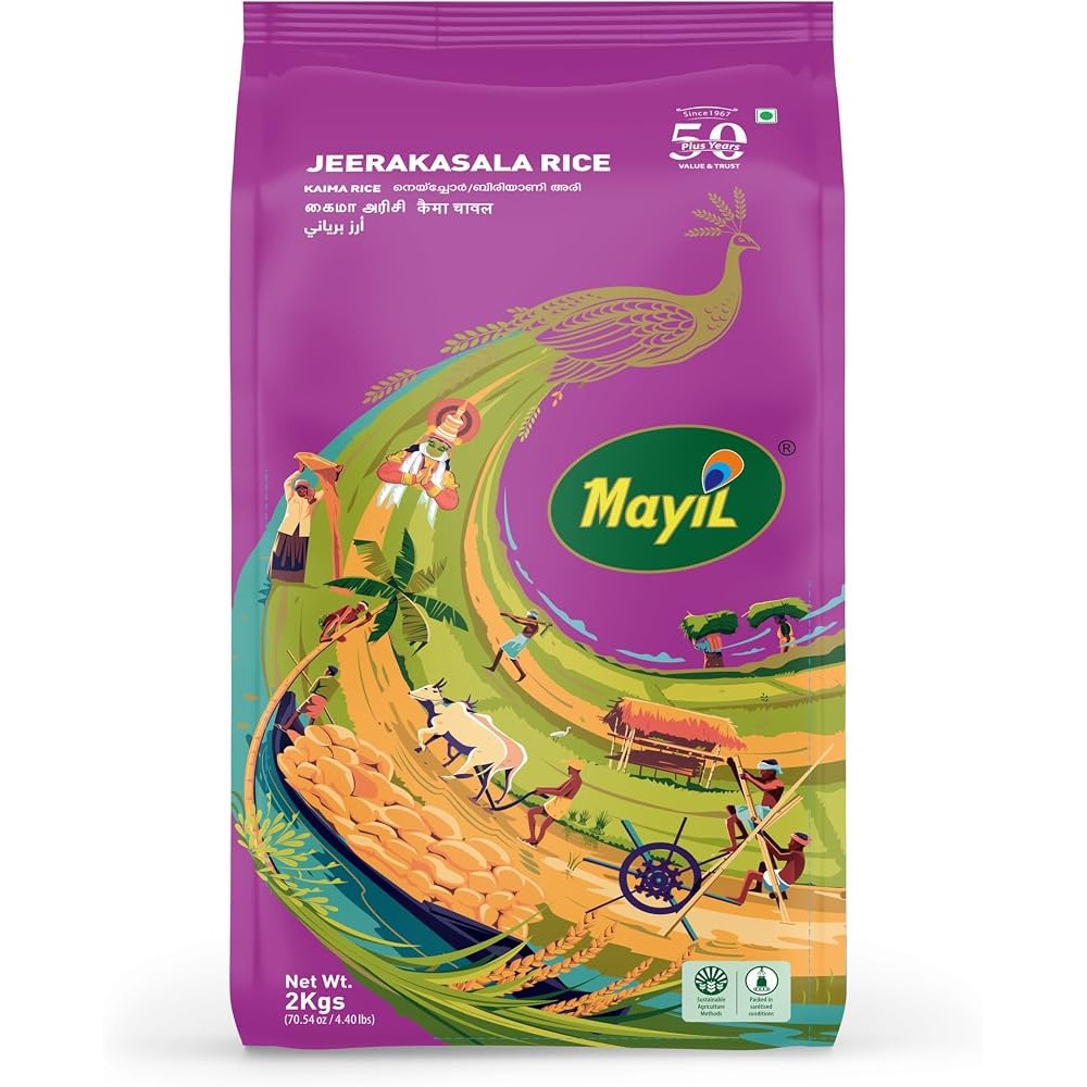 Mayil Jeerakasala Kaima Rice 2 KG