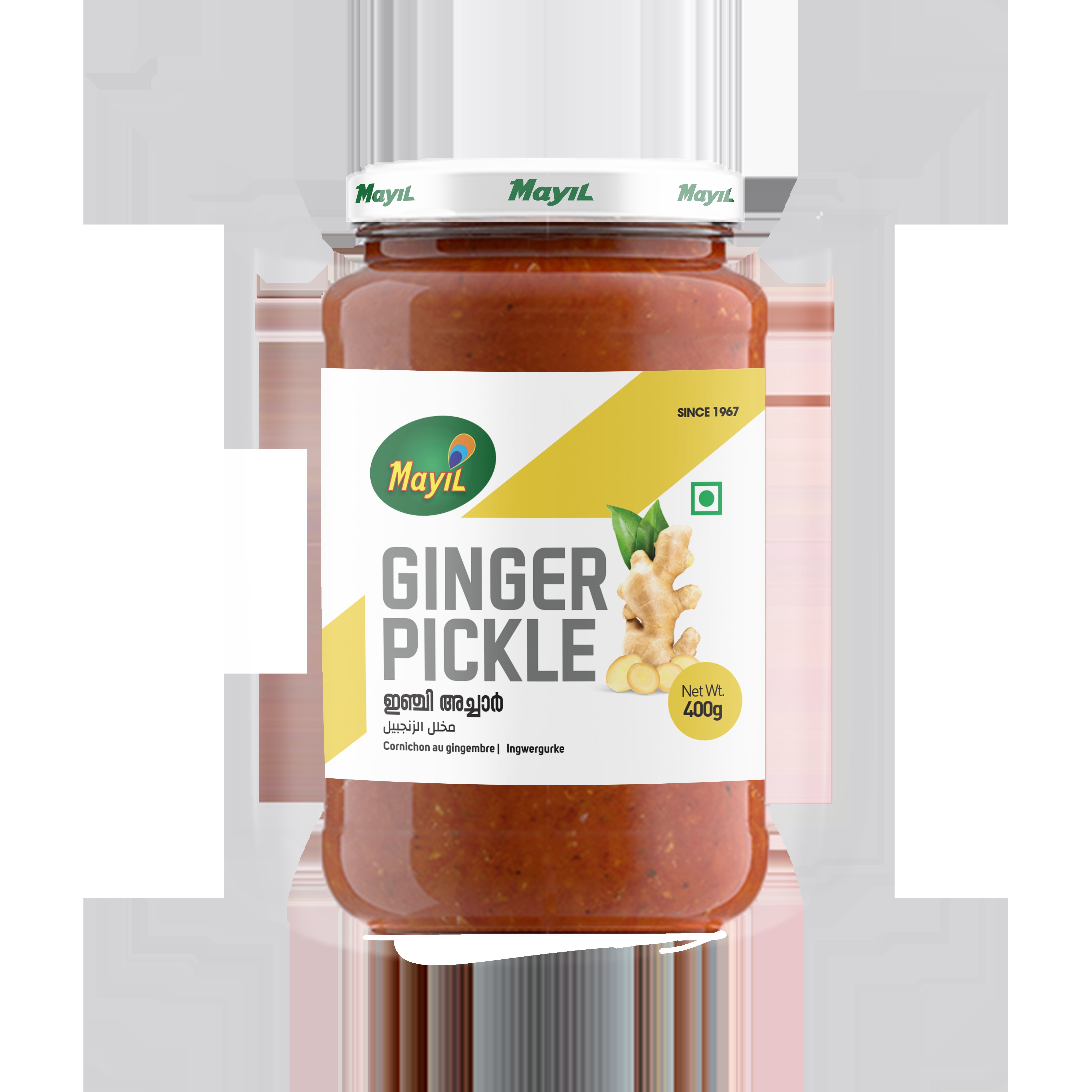 MAYIL GINGER PICKLE 400 GM