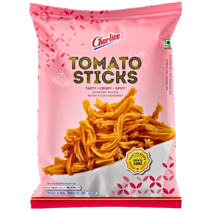 CHARLIE TOMATO STICKS  180 GM