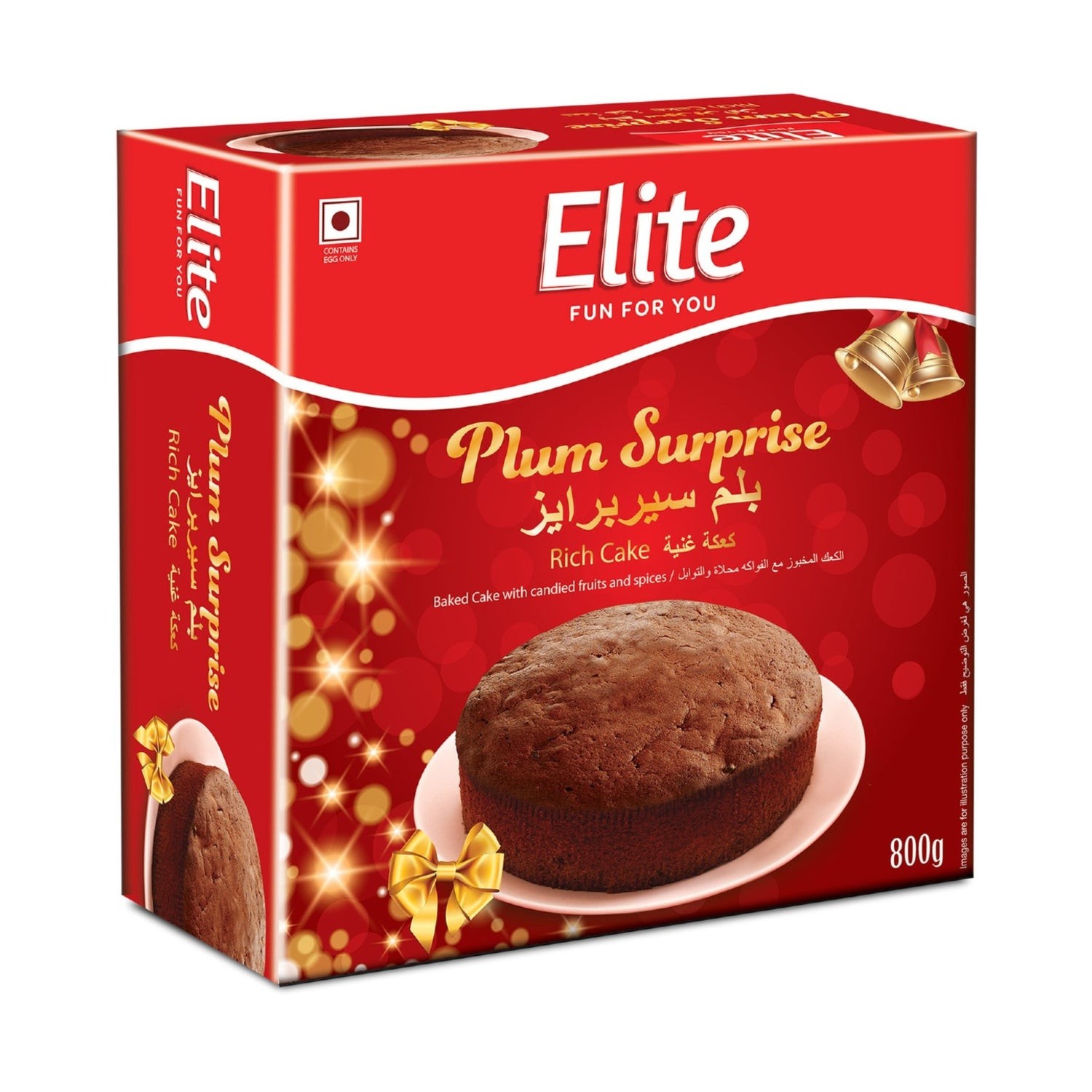 ELITE PLUM CAKE 800 GM