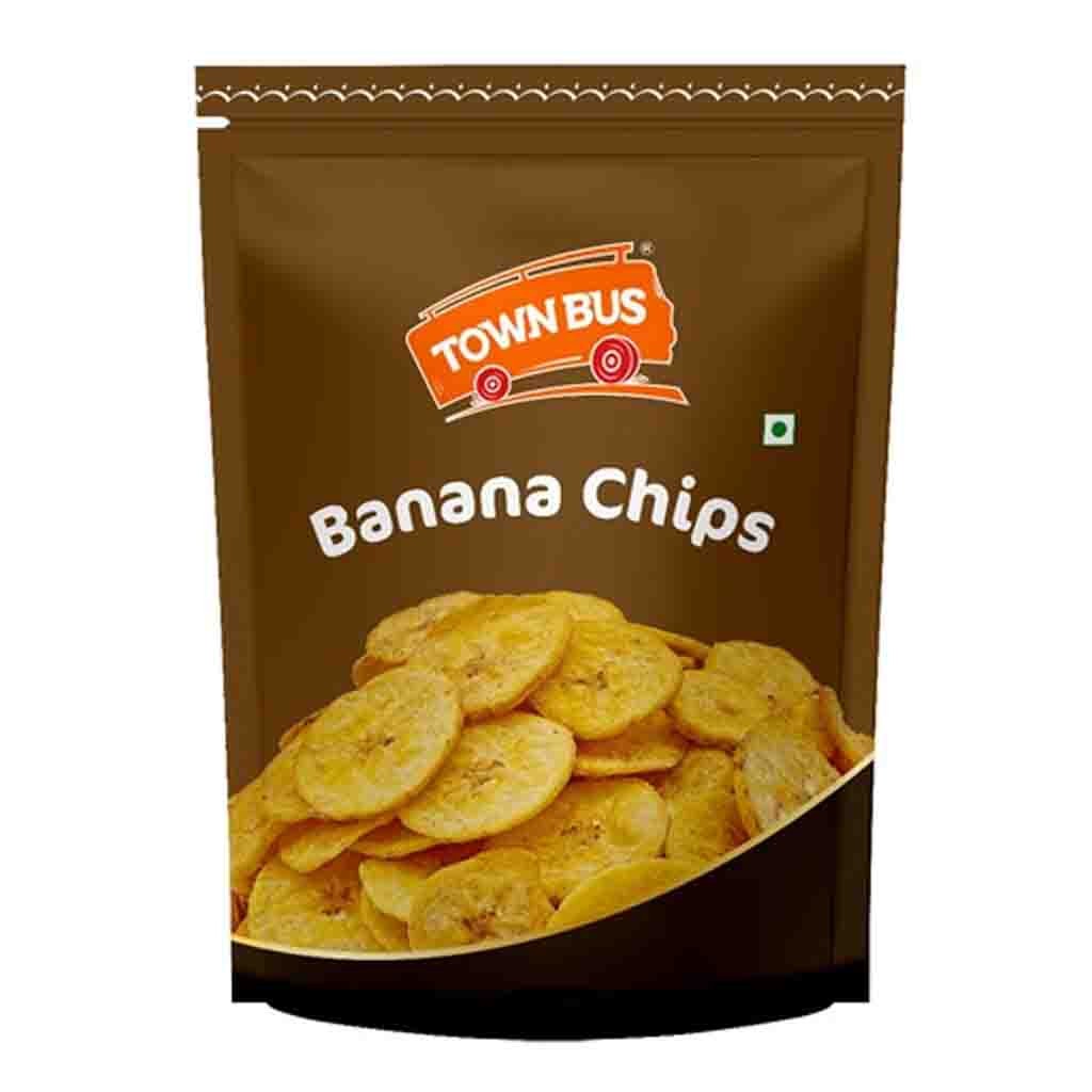Town Bus Banana Chips 340 GM