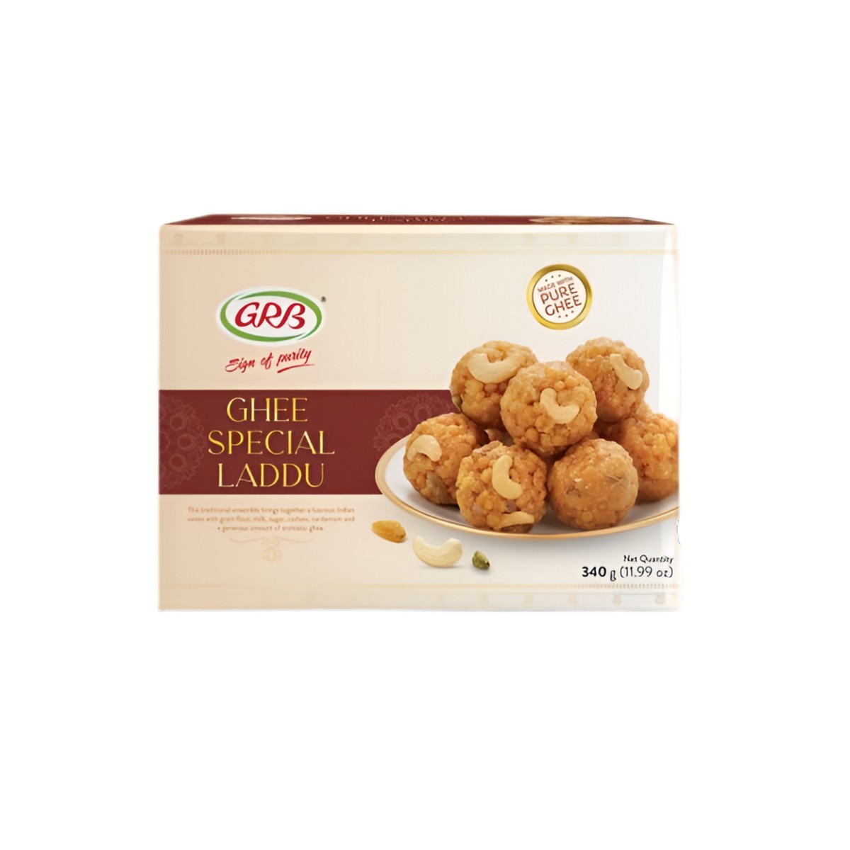 GRB GHEE LADDU 340 GM