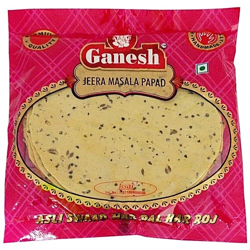 Ganesh Jeera Masala Sindhi Papad  200 GM