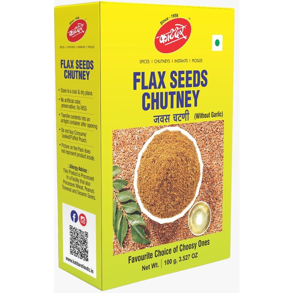 Katdare Flax Seeds Chutney 100 GM