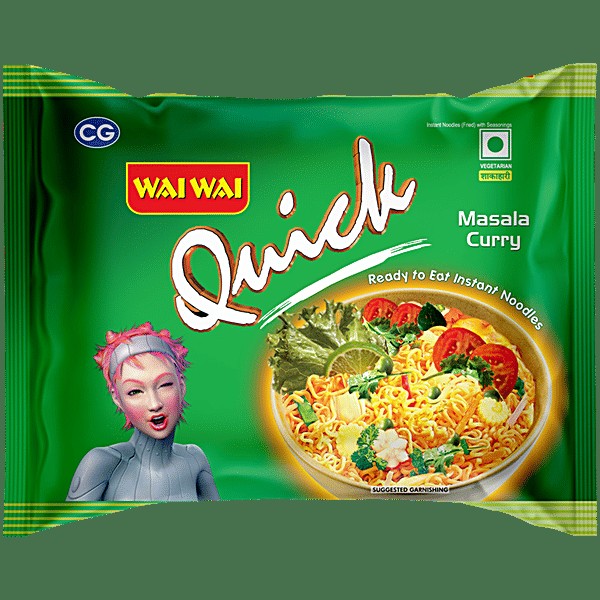 Wai Wai Quick Vegetable Curry 75 GM
