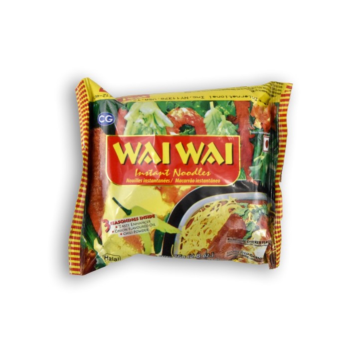 Wai Wai Chicken Flavoured 2.46 OZ