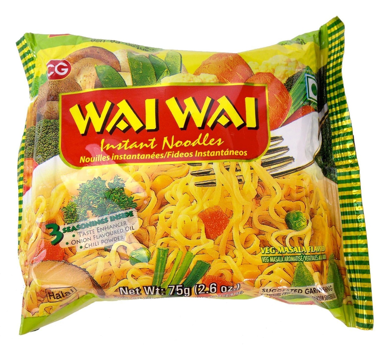 Wai Wai 1 2 3 Noodles 65 GM