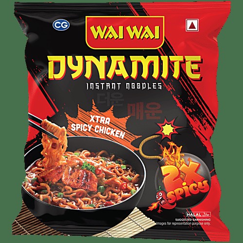 WAIWAI DYNAMITE INSTANT NOODLES 100 GM