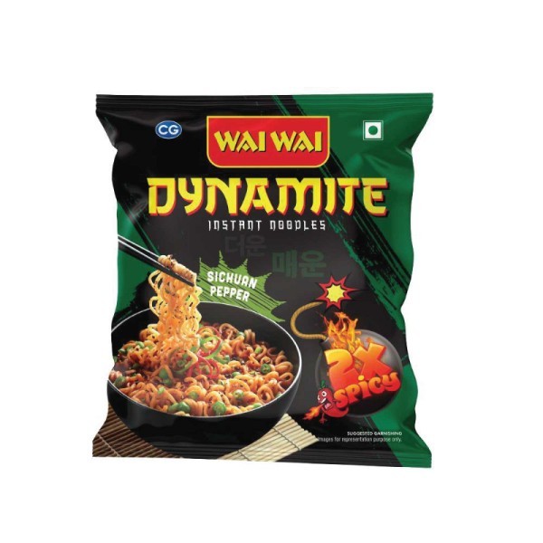DYNAMITE SICHUAN PEPPER INSTANT NOODLES WAIWAI 10 COUNT