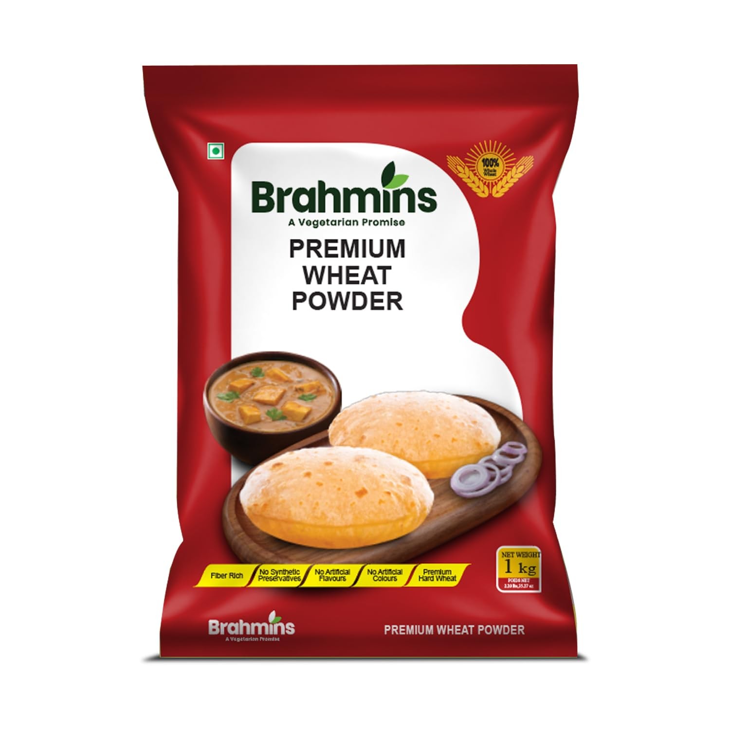 BRAHMINS PREMIUM ATTA 1 KG