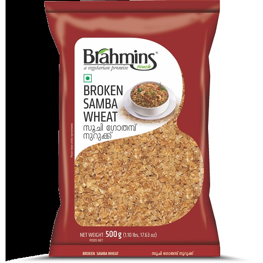 BRAHMINS BROKEN SAMBA WHEAT 500 GM