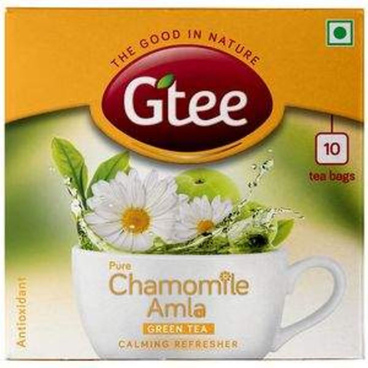 GTEE GREEN TEA CHAMOMILE & AMLA 10 CT 10 BAG