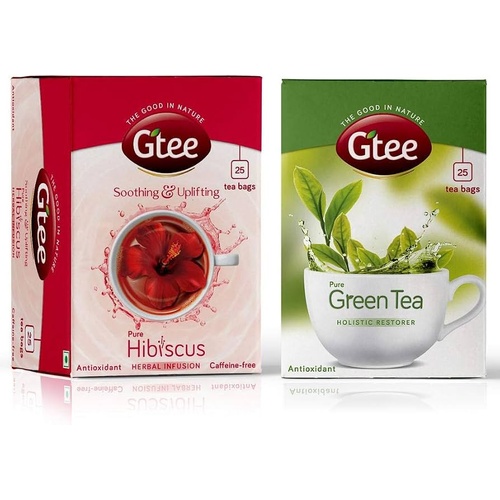 GTEE GREEN TEA HIBISCUS 25 CT 25 BAG