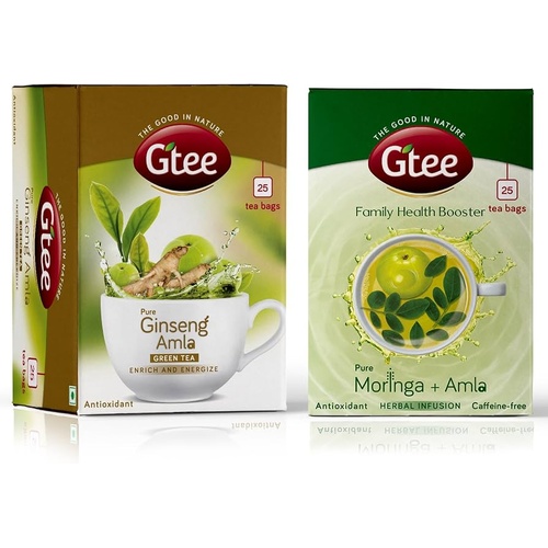GTEE GREEN TEA MORINGA AND AMLA 25CT 25 BAG