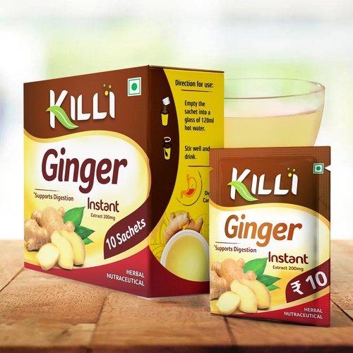 KILLI GREEN TEA GINGER 10CT 10 BAG