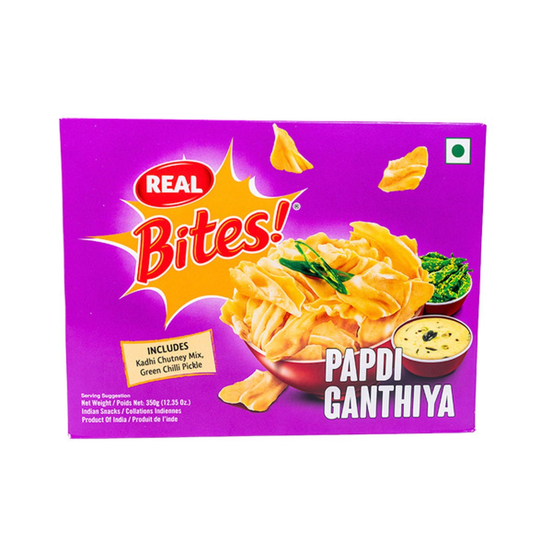 REAL PAPDI GANTHIYA  350 GM