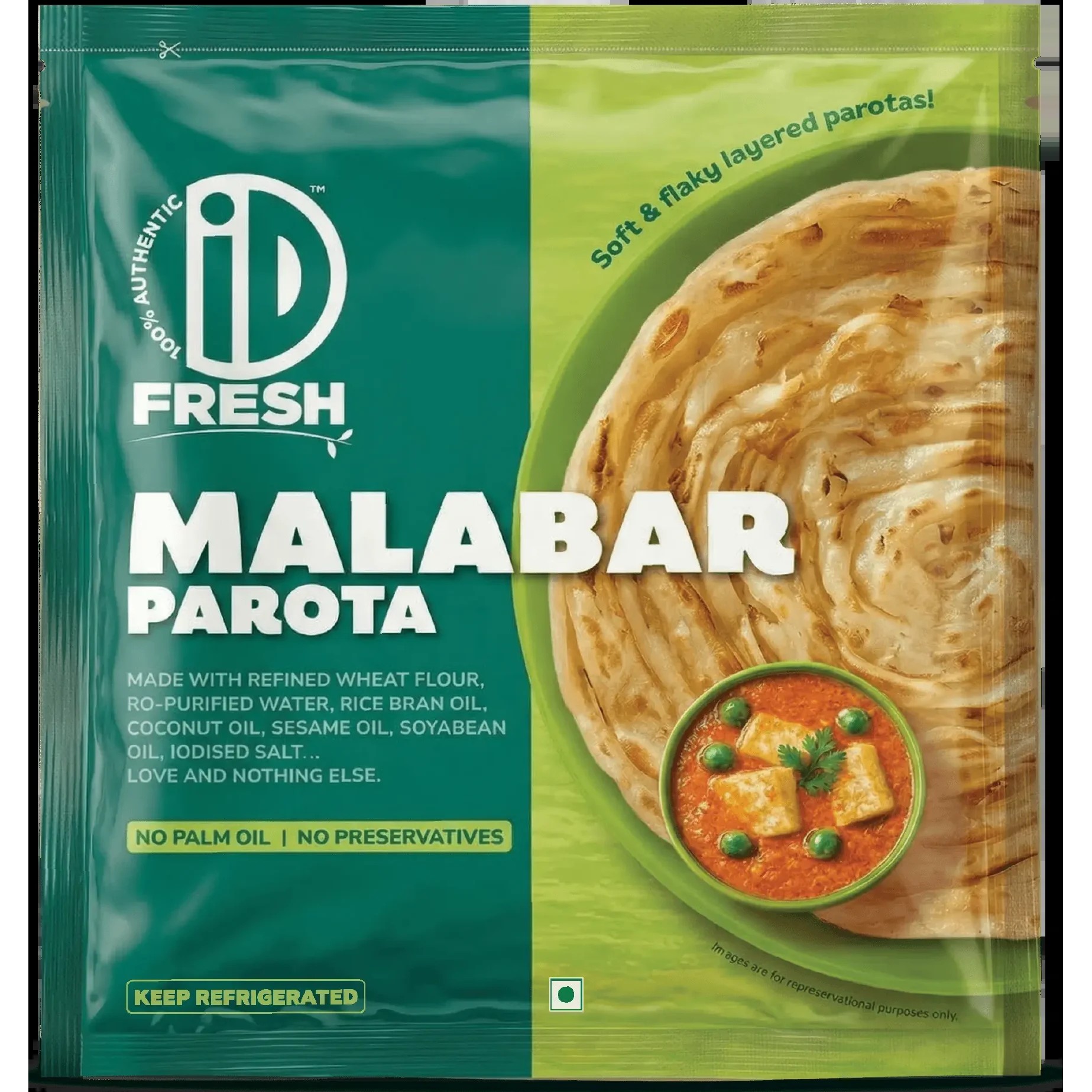 ID Malabar Parotta 960 GM