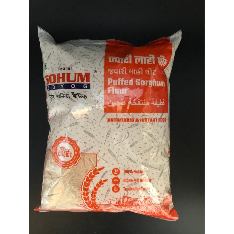 PUFFED SORGHUM FLOUR SOHUM UDYOG 200 GM
