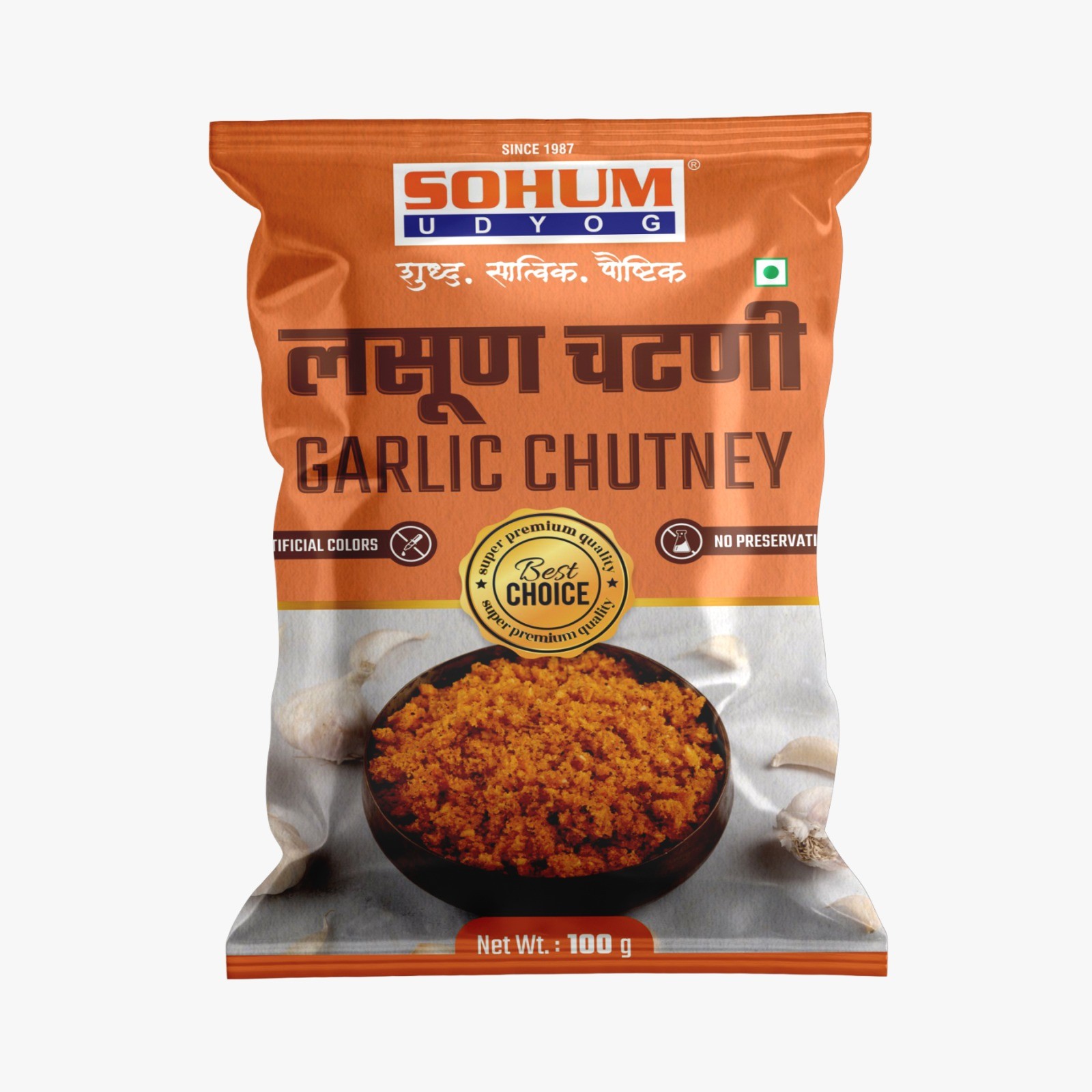 Sohum Garlic Chutney 100 GM