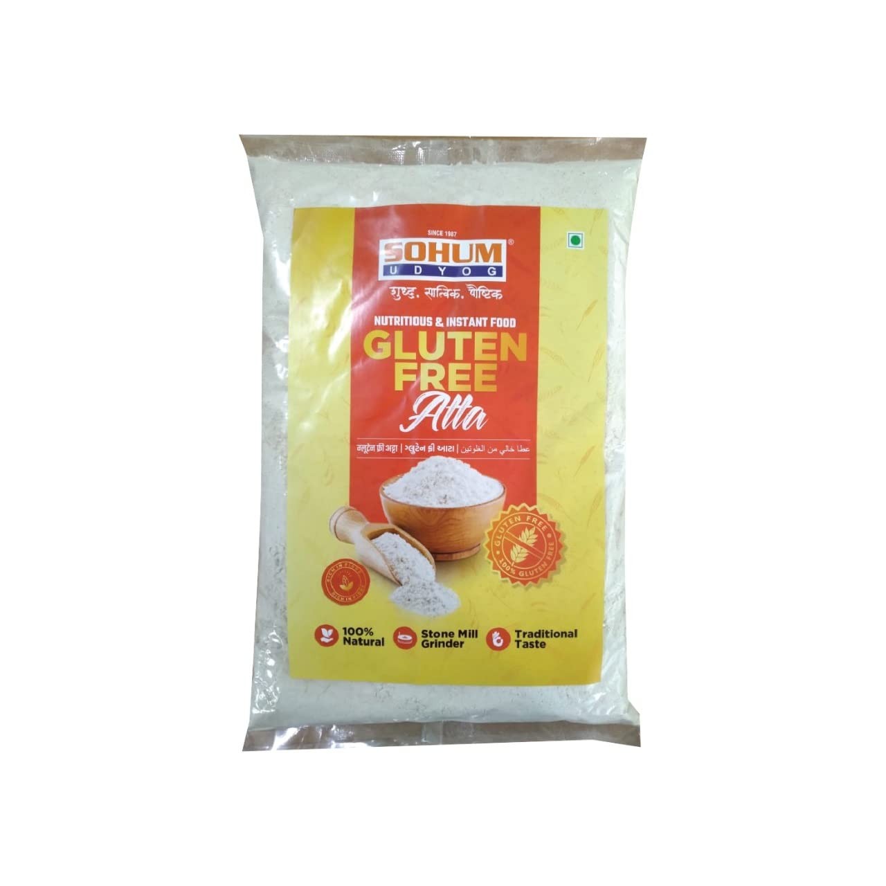 GLUTEN FREE ATTA SOHUM UDYOG 1 KG