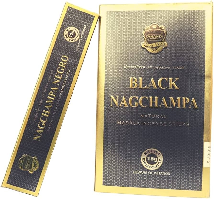 ANAD NAGCHAMPA NEGRO 15 GM