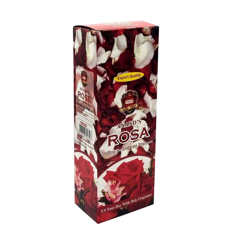 ANANDS ROSE INCENSE 1 PACK