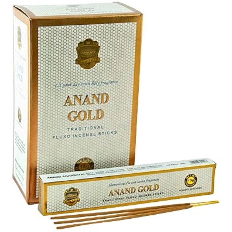 ANAND GOLD INCENSE STICKS 12 PACK