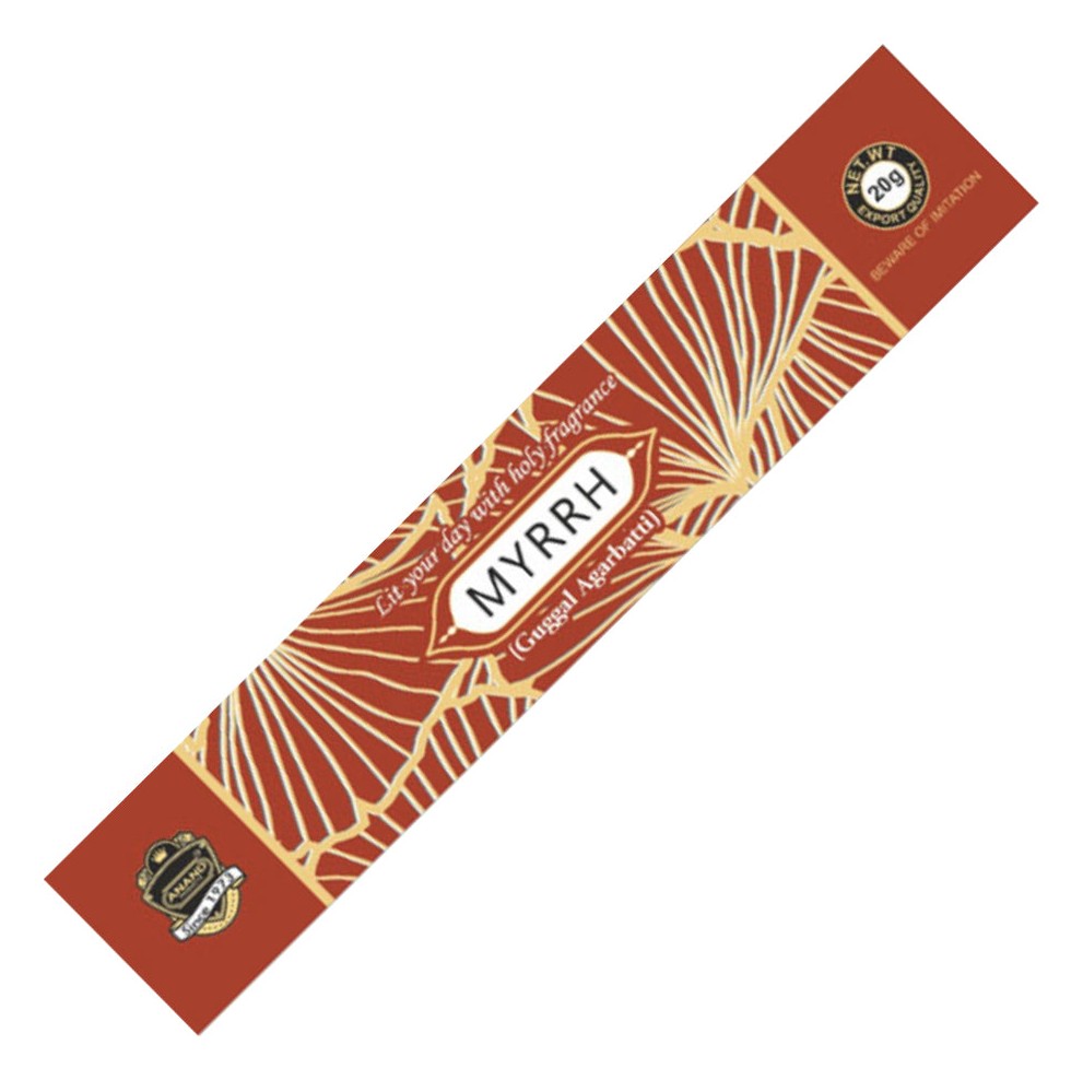 ANAND MYRRH INCENSE STICKS 12 PCS