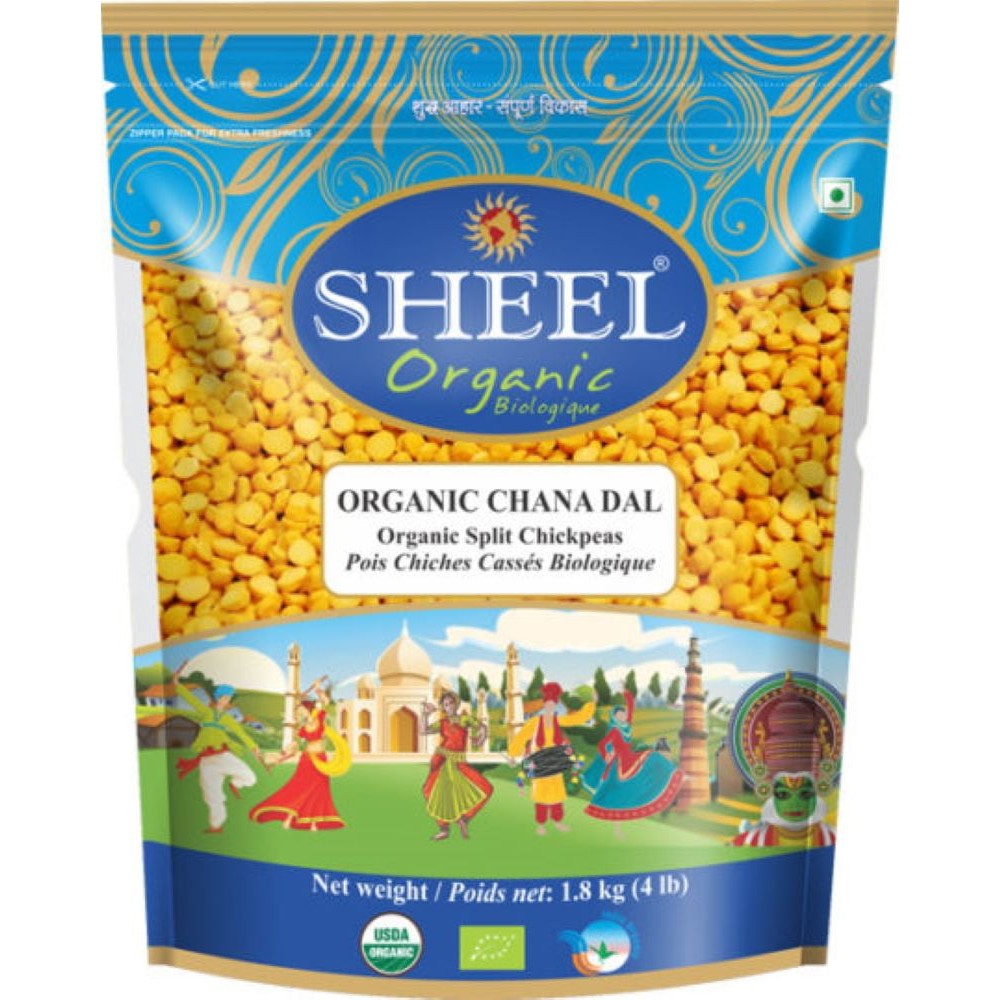 Sheel Organic Chana Daal 4 LBS
