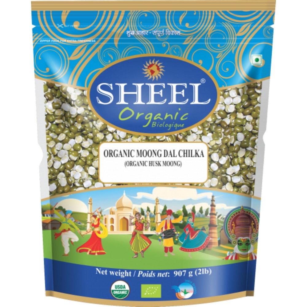 SHEEL ORGANIK MOONG DAAL CHILK 2 LBS