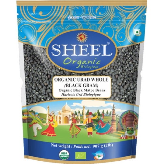 Sheel Organic Urad Whole 2 LBS