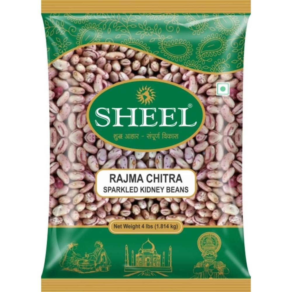 SHEEL ORGANIK RAJMA CHITRA  4 LBS