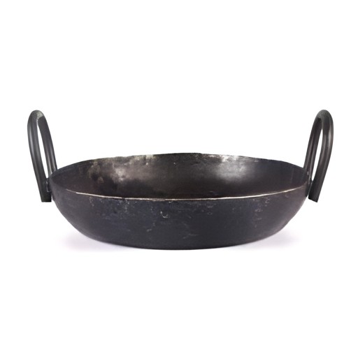 Iron Kadai Flat Bottom No.22 Cm 1 EACH