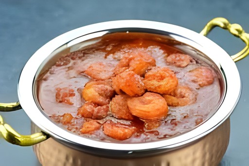 Kadhaai Prawns Curry