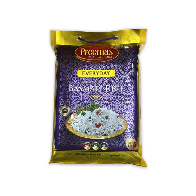 PREEMA'S BASMATI RICE 10 LBS